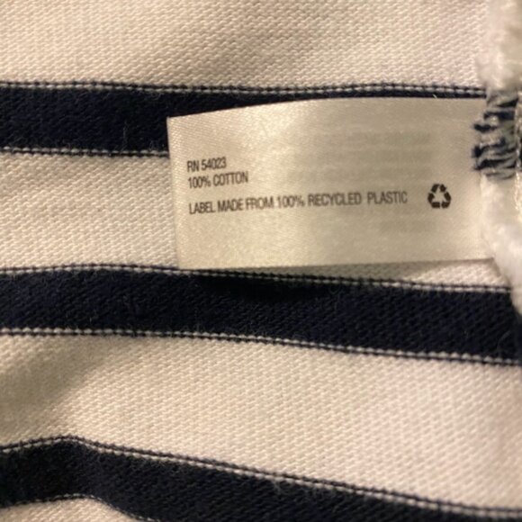 Gap Navy & White Striped Moto Jacket Size Small. - Picture 11 of 12